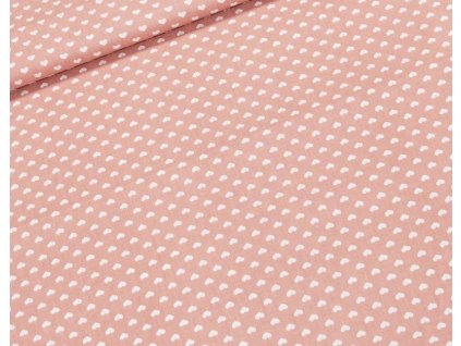 drobné srdíčka na starorůžové