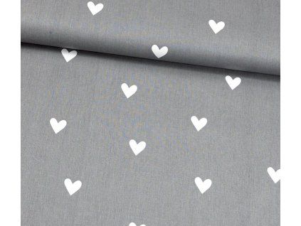 srdíčka na šedém