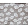 loneta lístky na šedé