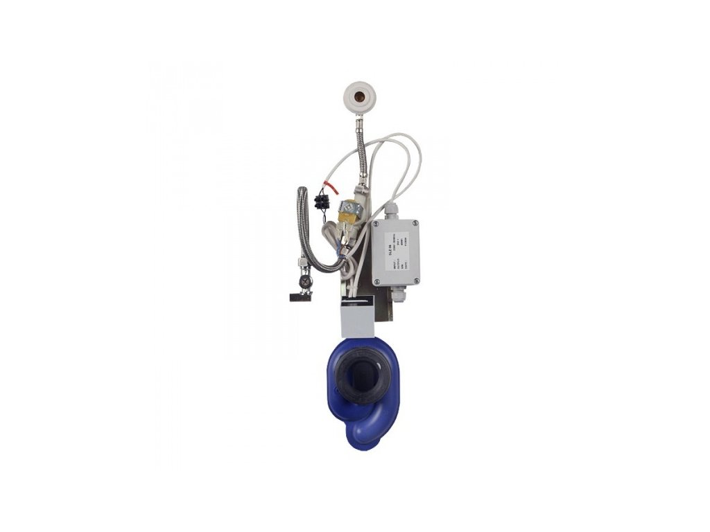 radarovy splachovac pisoaru sanela slp 07z na liste s integrovanym zdrojem 230 v ac