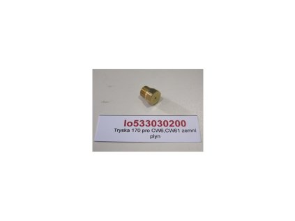 tryska 170 pro cw6cw61 zemni plyn
