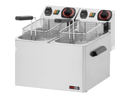 Fritéza elektrická 5+5l FE 44 S vyšší výkon RedFox