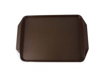 podnos jidelni fast food hnedy 30 x 43 cm