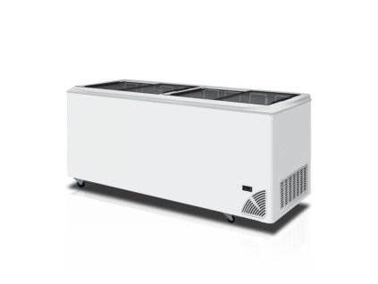 Pultová mraznička - prosklené víko rovné  ARO 701/2 - s digitálním termostatem a teploměrem (Záruka Standartní záruka)