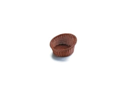 kosik na pecivo polypropylen otevreny tmavy 350 x 200 mm