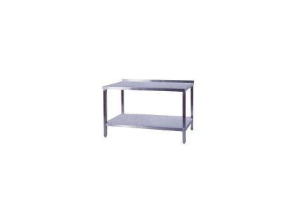 Nerezový pracovní stůl s policí 700 x 800 x 900 mm