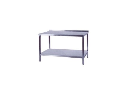 nerezovy pracovni stul s polici 1100 x 700 x 900 mm