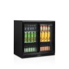 minibar prosklene posuvne dvere cerna tefcold db201s