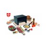 gril party barbecue rebo2 vcetne panve a spachtle