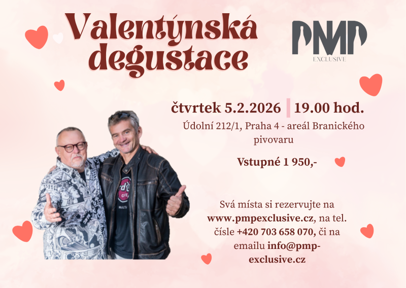Valentýnská degustace 5.2.2026