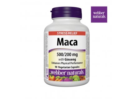 Webber Naturals Maca with Ginseng 500/200 mg 90 cps