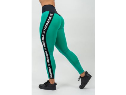 leginy s vysokym pasom iconic nebbia 209 green 02 490x735
