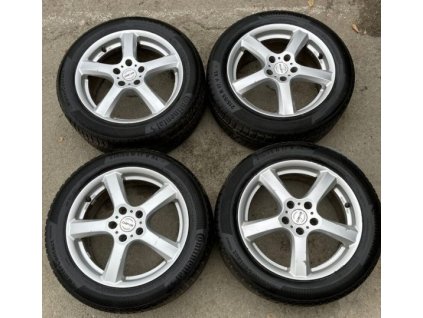 ALU disky Enzo 5x112 R17 7Jx17H2 ET 39 se zimními pneu 215/55 R17