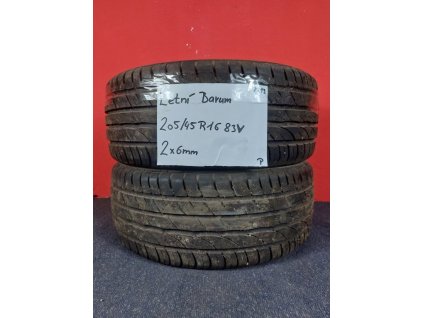 205/45 R16 83 V LETNÍ Barum Bravuris 2