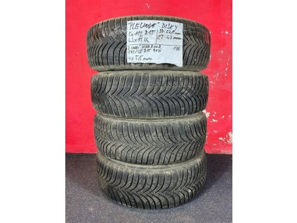 Plechové disky 5x112 R15 6Jx15H2 ET 47 se zimními pneu 195/65 R15