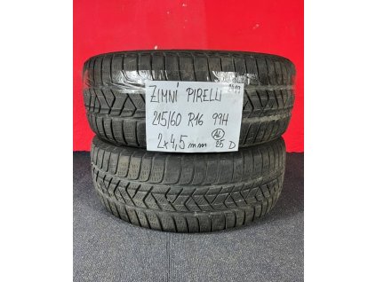 215/60 R16 99 H ZIMNÍ Pirelli Sottozero 3