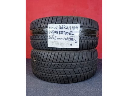 245/45 R18 100V ZIMNÍ XL Barum Polaris 5