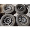 Plechové disky Octavia I. 5x100 R15 6Jx15H2 ET 38 se zimními pneu 195/65 R15