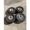 Plechové disky 5x100 R15 6Jx15H2 ET 38 se zimními pneu 195/65 R15
