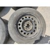 ALU plechy BMW E39 5x120 R15 6,5Jx15H2 ET 18 se zimními pneu 205/65 R15