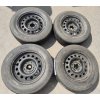 ALU plechy BMW E39 5x120 R15 6,5Jx15H2 ET 18 se zimními pneu 205/65 R15