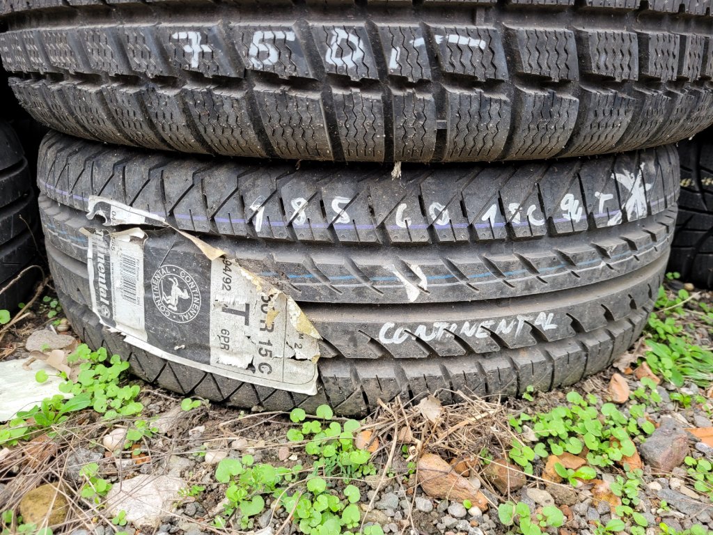 185/60 R15 C 94/92T zimní použitá pneu CONTINENTAL VANCO CONTACT 2