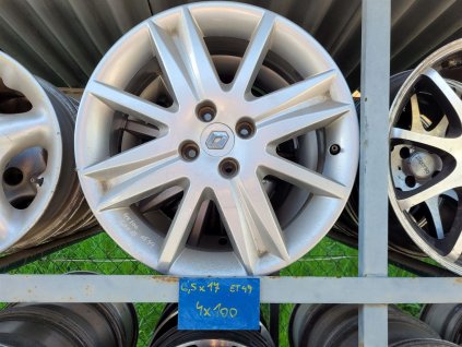 6,5x17 ET49 4 x100 orig. použitá Disky > Alu RENAULT