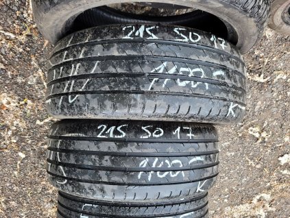215/50 R17 95W letní použité pneu GOOD YEAR EFFICIENT GRIP