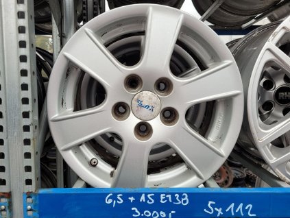 6,5x15 ET38 5x112 použitá Disky > Alu ALUTEC