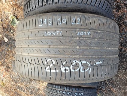 315/30 R22 107Y letní použitá pneu CONTINENTAL PREMIUM CONTACT 6