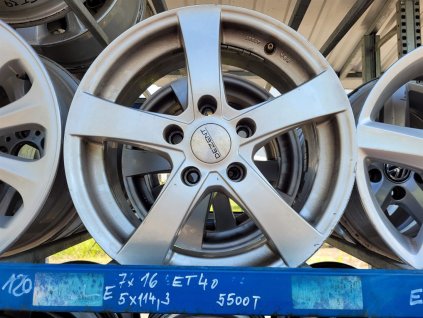 7x16 ET 40 5x114,3 použitá Disky > Alu DEZENT (1)