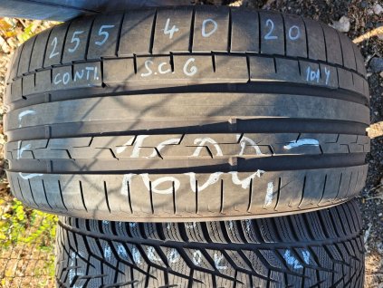 255/40 R20 101Y letní použitá pneu CONTINENTAL SPORT CONTACT 6