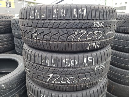245/50 R19 105V zimní použité pneu CONTINENTAL WINTER CONTACT TS860 S SSR RSC