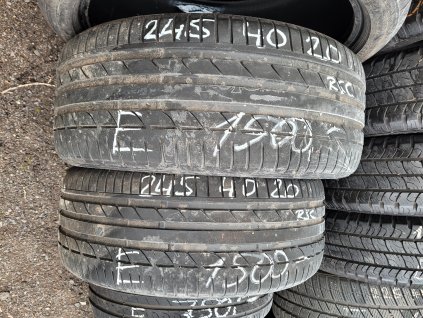 245/40 R20 99Y letní použité pneu BRIDGESTONE POTENZA S001 RSC
