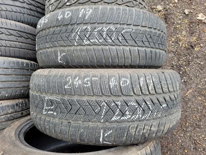 245/40 R19 98V zimní použité pneu PIRELLI WINTER SOTTO ZERO 3
