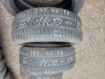 245/45 R18 100V zimní použité pneu PIRELLI WINTER SOTTO ZERO 3 RSC