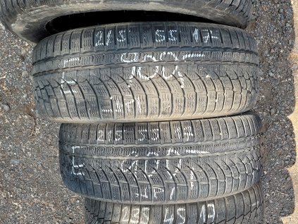 215/55 R17 98V zimní použité pneu NOKIAN WR D4