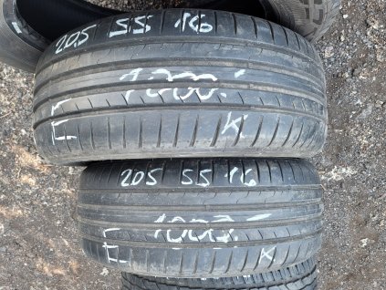 205/55 R16 91V letní použité pneu DUNLOP SPORT BLURESPONSE