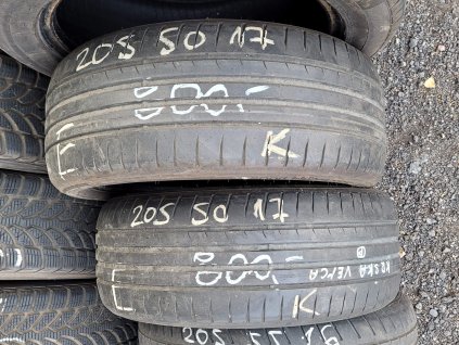 205/50 R17 89V letní použité pneu DUMLOP SPORT BLURESPONSE