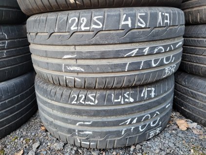 225/45 R17 91W letní použité pneu DUNLOP SPORT MAXX RT