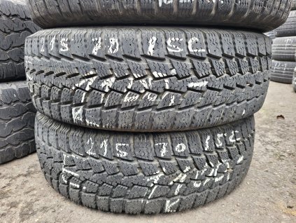 215/70 R15 C 109/107Q zimní použité pneu KUMHO POWERGRIP KC11