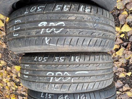 205/55 R16 91V letní použité pneu DUNLOP SP SPORT FASTRESPONSE