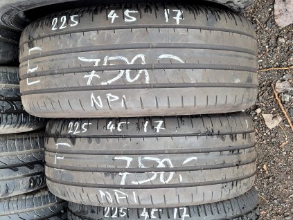 225/45 R17 91Y letní použité pneu GOOD YEAR EAGLE F1