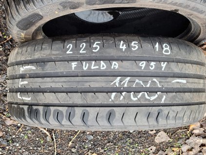 225/45 R18 95Y letní použitá pneu FULDA SPORT CONTROL 2