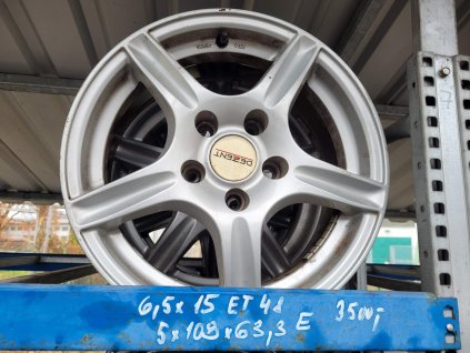 6,5x15 ET48 5x108x63,3 použitá Disky > Alu DEZENT