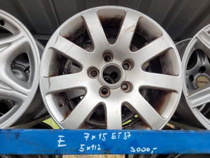 7x15 ET37 5 x112 použitá Disky > Alu