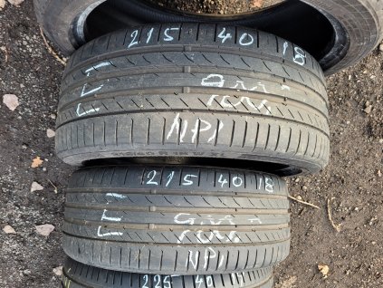 215/40 R18 89W letní použité pneu CONTINENTAL CONTI SPORT CONTACT 5