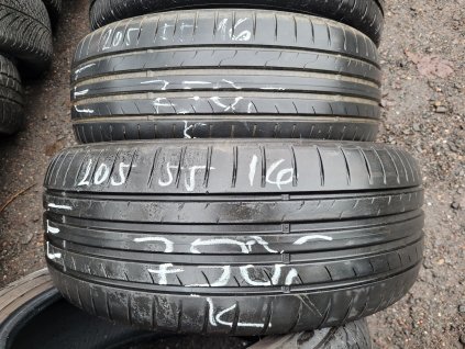 205/55 R16 91V letní použité pneu DUNLOP SPORT BLURESPONSE