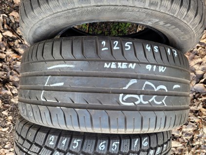225/45 R17 91W letní použitá pneu NEXEN N FERA SPORT SU2