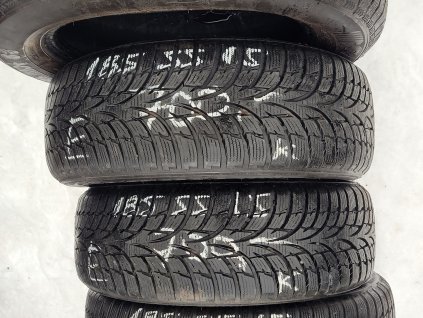 185/55 R15 86H zimní použité pneu NOKIAN WR D3